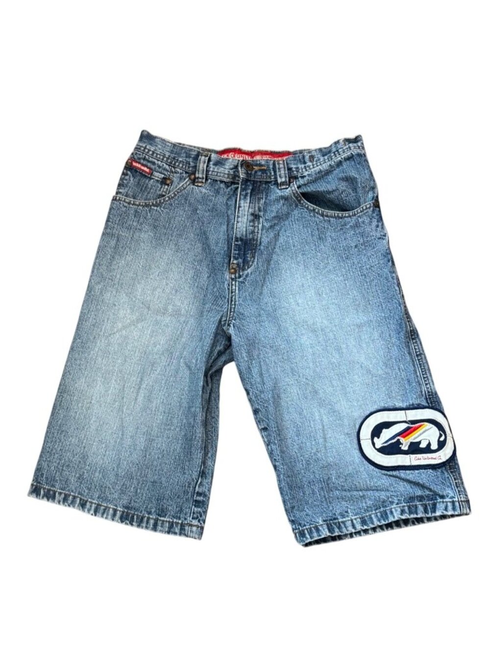 Vintage Ecko Unltd Denim Cargo boys Size 18 Jean Shorts